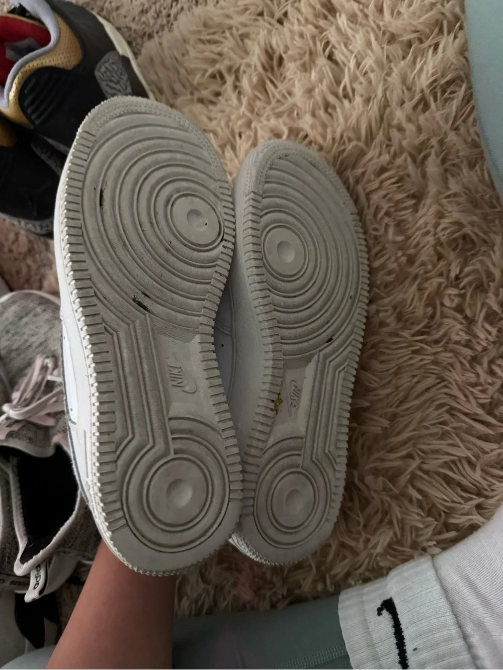 Nike White Sneaker Interior Label Detail